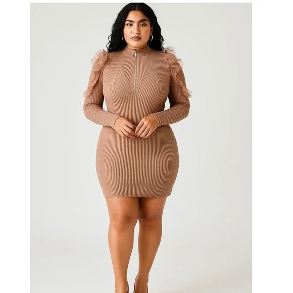 strapless open back dress Self-Portrait Burgundy Ribbed Knit Midi Dress – Leigh's of Breton Village